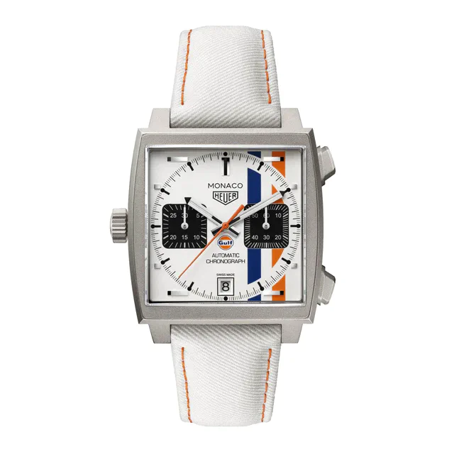 タグ・ホイヤーとガルフが刻む1971年のスティーブ・マックイーンの記憶、「モナコ クロノグラフ x ガルフ」