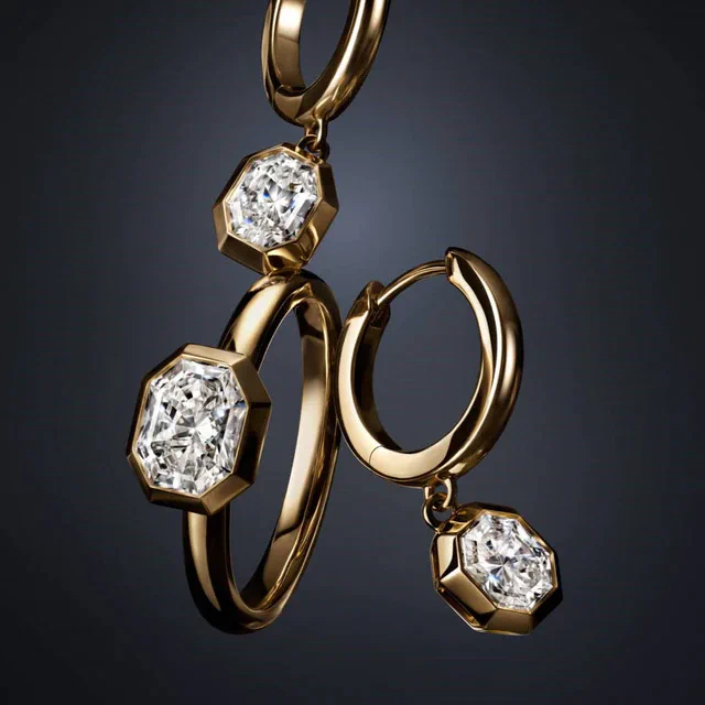 スワロフスキー Octagonカットが放つ光の魔法、ラボグロウンダイヤモンド新作発表