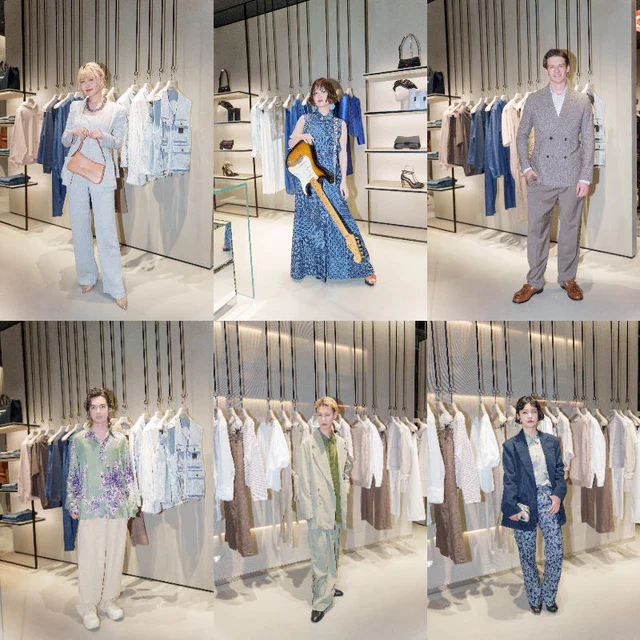 新旗艦店「エンポリオ アルマーニ銀座店」オープニングを、ハラミちゃん、Reiさん、村雨辰剛さんなど多くの表現者たちが祝う