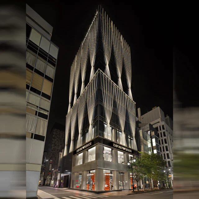 エンポリオ アルマーニ 銀座・みゆき通りに旗艦店誕生、建築美と極上の空間体験が導く新空間