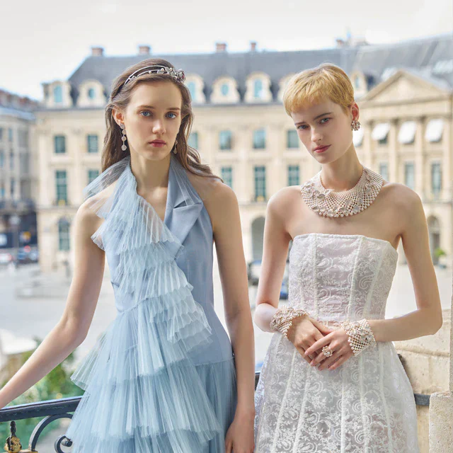 ミキモト「Les Pétales」ハイジュエリー、パリ・オートクチュールで初披露