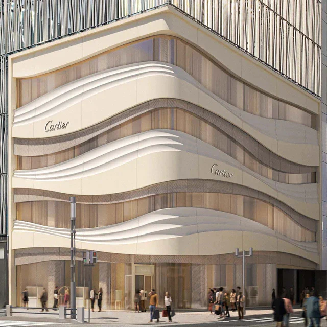 カルティエが銀座に新たな聖地を創造、初のレジデンスを併設した「カルティエ 銀座4丁目ブティック」9月オープン