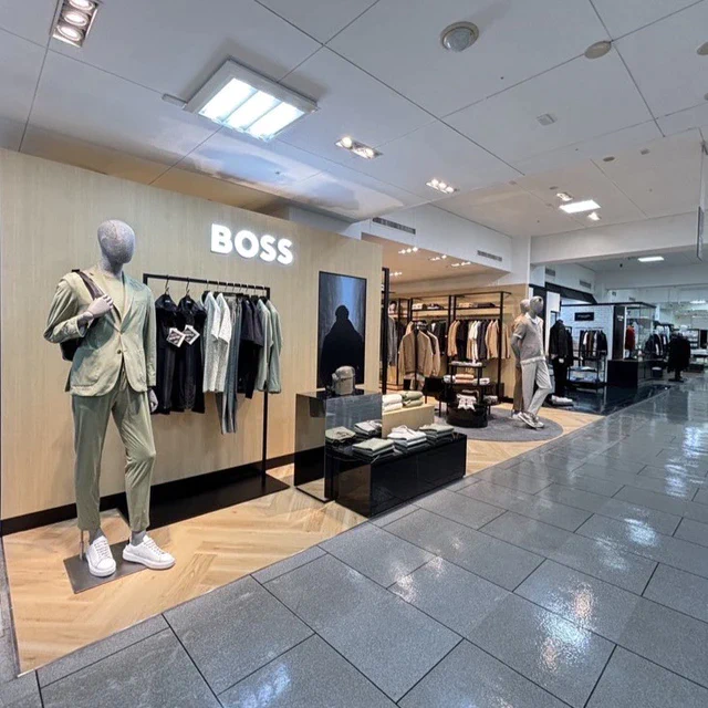 BOSSが藤崎百貨店に新ショップをオープン、ビジネスからカジュアルまでを幅広く展開