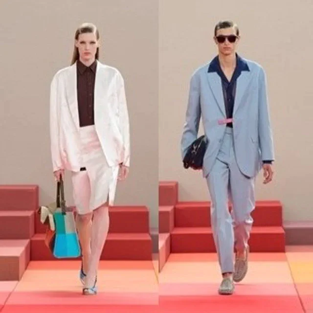 フェンディ 2026年春夏 ウィメンズ・メンズコレクション、マーク・ニューソンの軽やかな色と素材で描く新定番