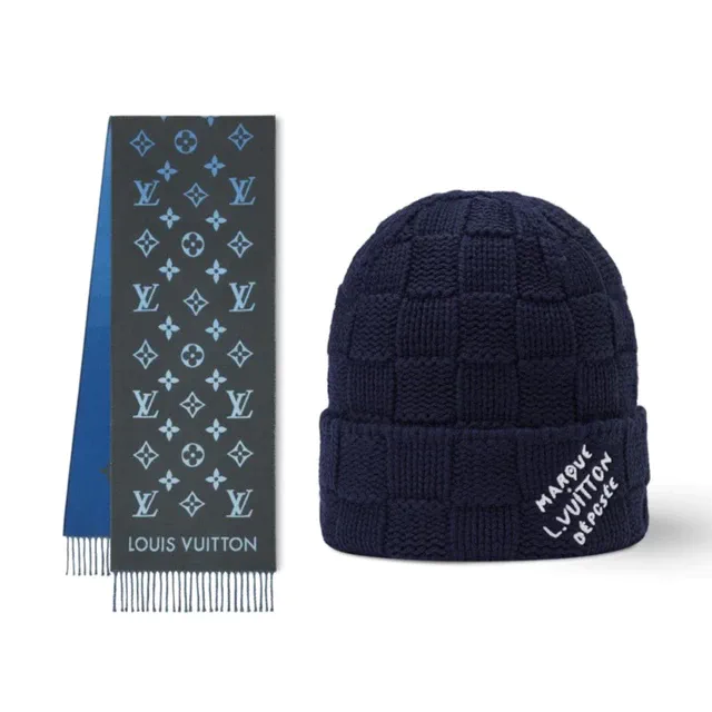 ルイ・ヴィトンの冬支度、メンズ新作ビーニーとマフラーがもたらす上質な季節感