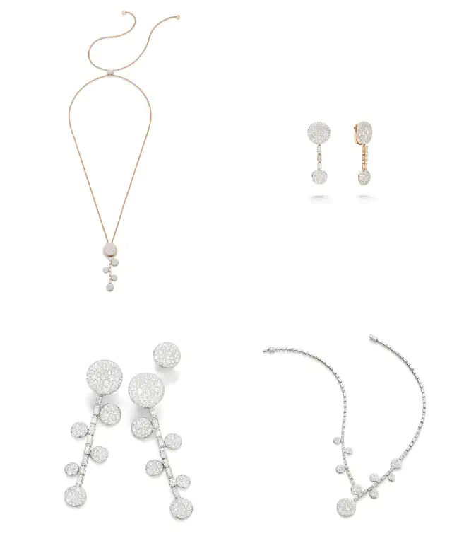 ポメラートの「サッビア」コレクションに新作が登場。バゲットカットとブリリアントカットのダイヤモンドが織りなす光の造形