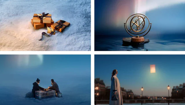 パリの夕焼けからオーロラまでを舞台に、ルイ・ヴィトンが贈る「Le Voyage des Lumières」