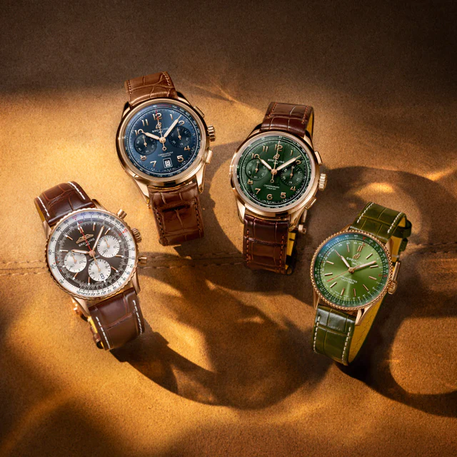 ブライトリング から届いた華やかな冬の提案、ホリデー限定のレッドゴールドコレクション