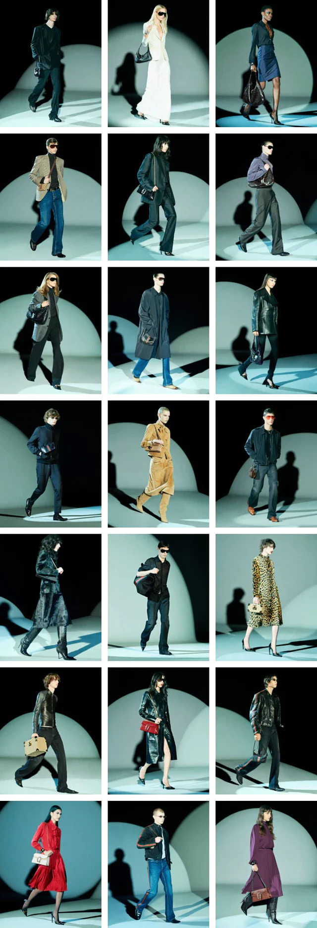 グッチ「Generation Gucci」は、デムナが架空のショーをルックブック形式で提示するプロジェクト、アーカイブやヴィジュアルコードを再構築