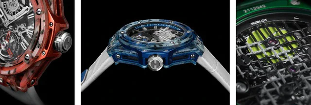 ウブロ ビッグ・バン トゥールビヨン GOAT エディション、ジョコビッチの記録とコートの色を刻む3つのモデル