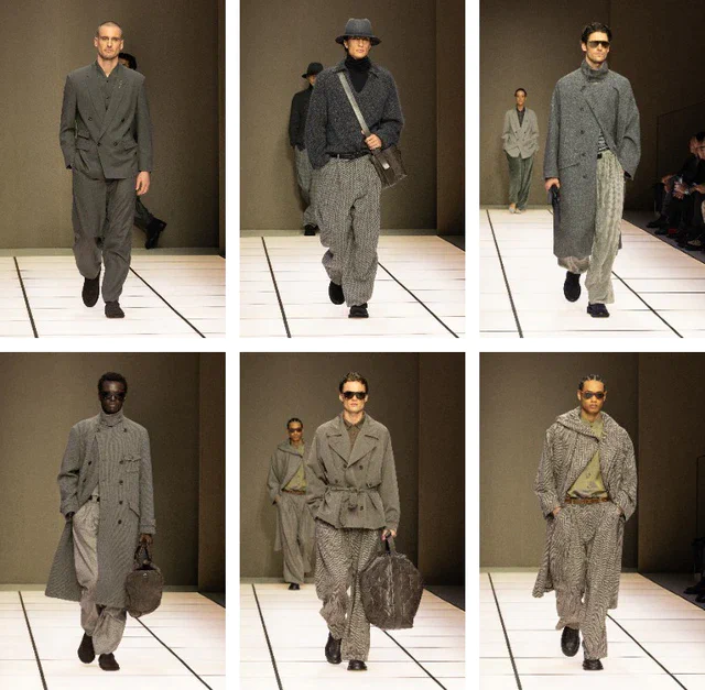 ジョルジオアルマーニ2026秋冬メンズコレクション、ベルベットとカラーパレットで描く現代のエフォートレススタイル