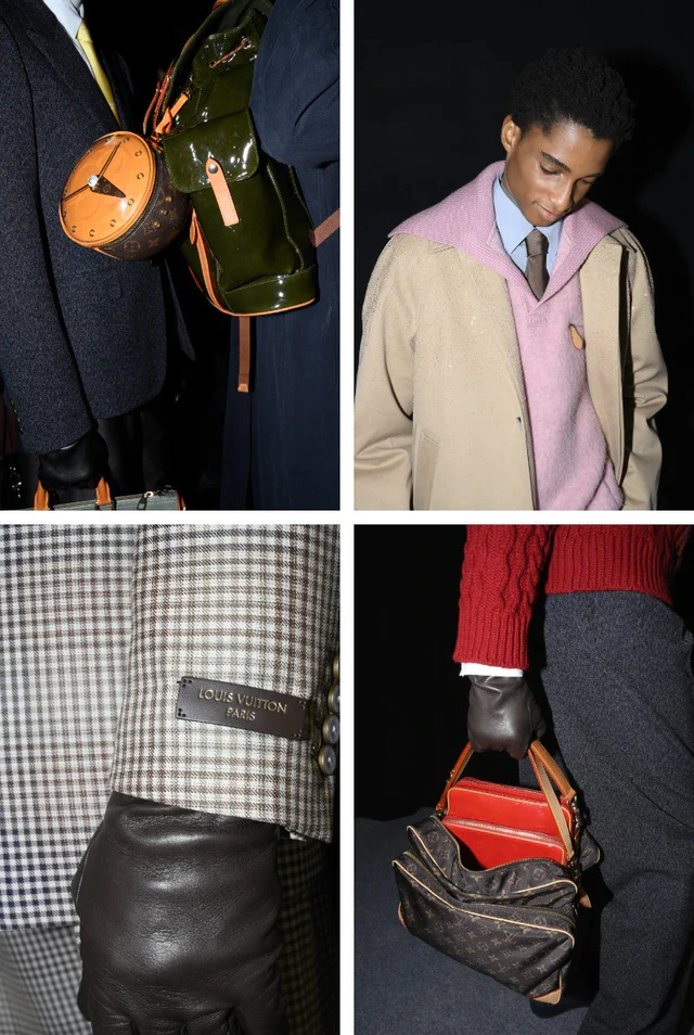 ルイ・ヴィトン、2026秋冬メンズコレクションバックステージを公開、ファレル・ウィリアムスの舞台裏に迫る一枚