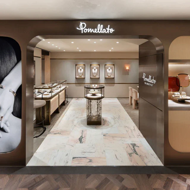 ポメラート 西武池袋本店に新ブティックをオープン、ミラノの色彩とジュエリーメイキングを堪能する場所