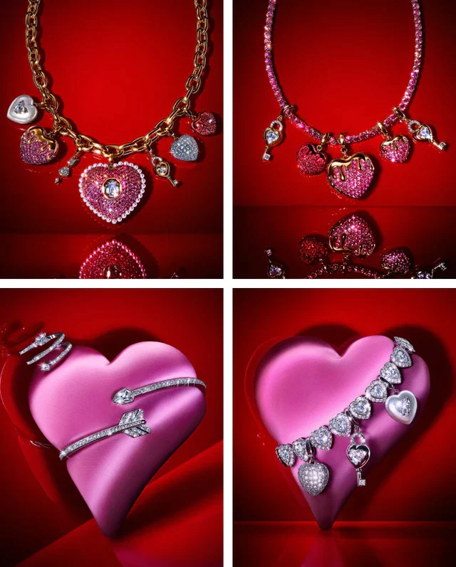 スワロフスキーのバレンタイン2026、「Charming Love」チャームで自由に紡ぐロマンティックスタイリング