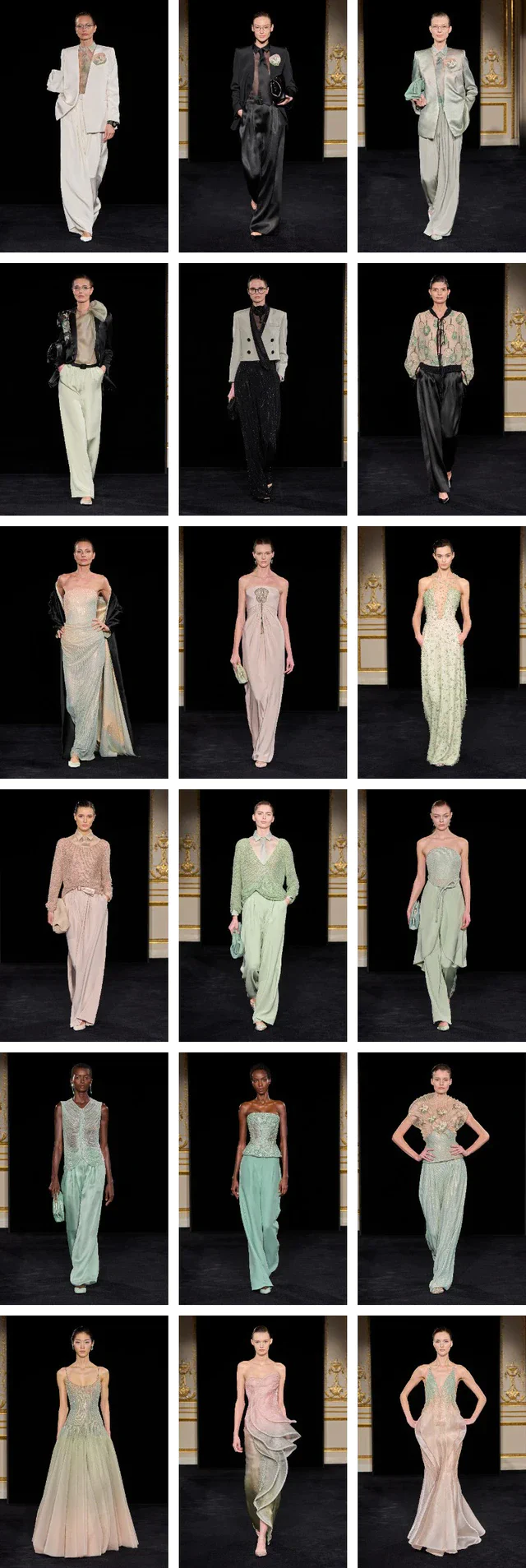 シルヴァーナ・アルマーニが紡ぐジョルジオ アルマーニ プリヴェ、翡翠トーンが導く2026春夏クチュールコレクション