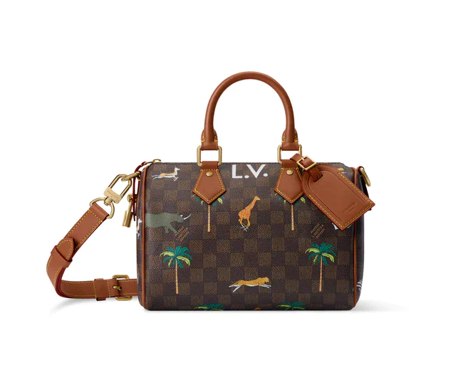 ルイ・ヴィトン 映画『ダージリン急行』へのオマージュ、野生動物プリントが彩るトラベルバッグとレザーグッズ