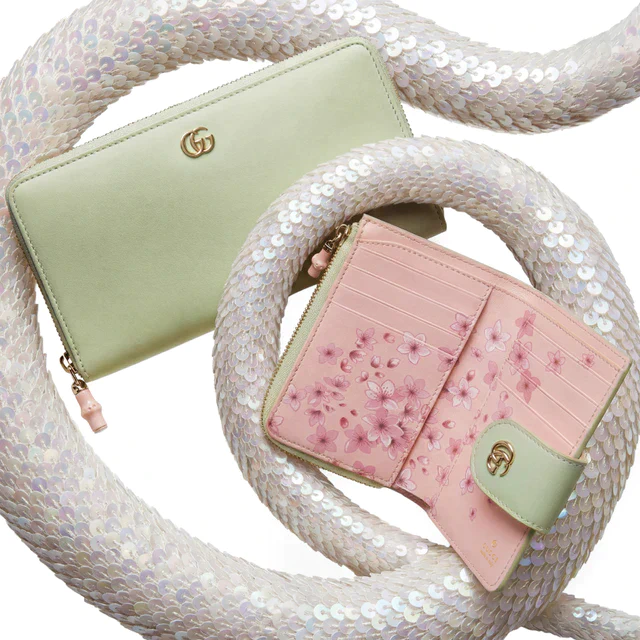 グッチが届ける桜モチーフとラッキーデー、白ヘビの物語から生まれた日本限定スペシャルアイテム