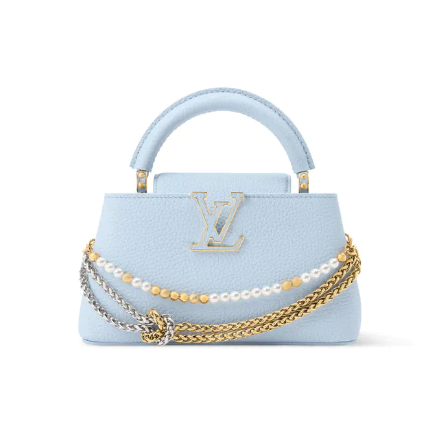 ルイ・ヴィトン 新作「カプシーヌ」登場、バイカラーチェーンと同系色LVイニシャルで叶える端正な華やぎ