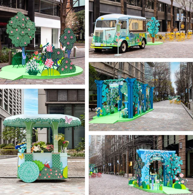 都会の景色を詩的に書き換えるヴァン クリーフ＆アーペル、丸の内に現れた五感を満たす秘密の庭園