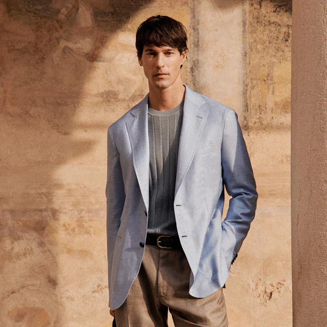 ブリオーニが提案する軽やかさの極致、身体と一体化する新作「Soffioブレザー」の美学