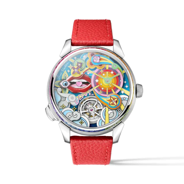 ルイ・ヴィトン 時計細工とポップアートが共鳴する新作「タンブール タイコ アーティー・オートマタ」の驚愕