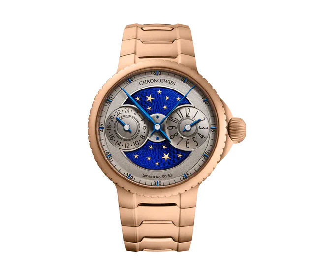 クロノスイス PULSE GMT Enamel Sky Gold / パルス GMT エナメル スカイ ゴールド