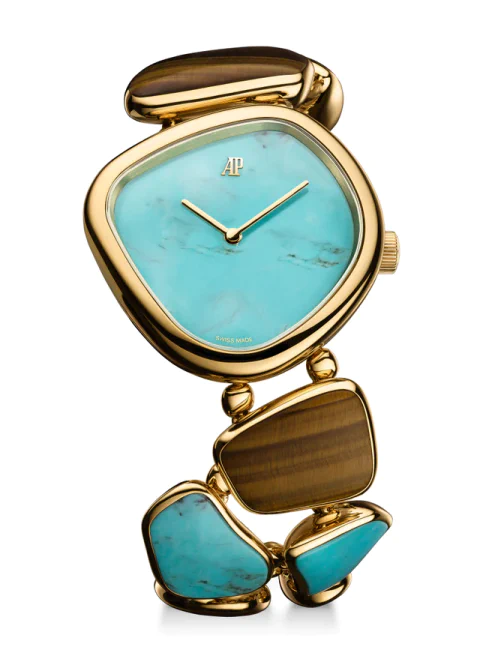 オーデマ ピゲ 「エタブリスール ガレ」18Kゴールドケース、天然石ダイヤル、31mm