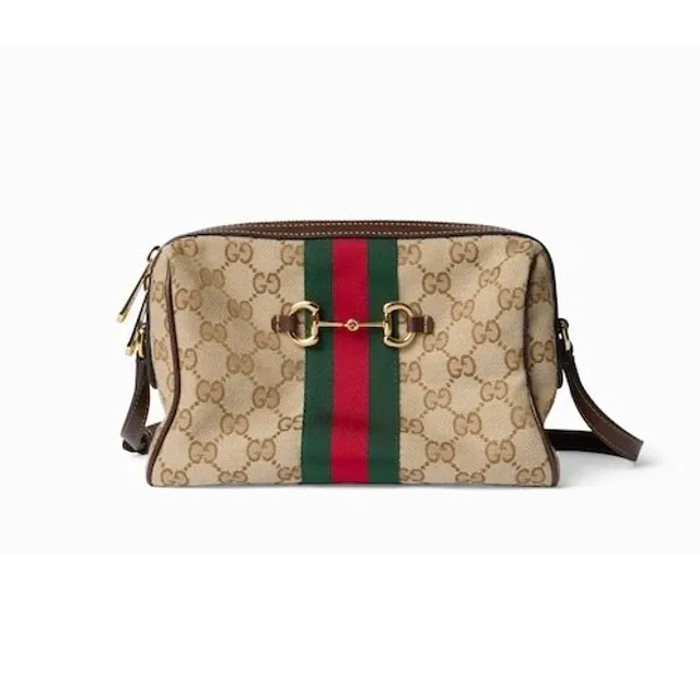 グッチ GUCCI の象徴が融合した「グッチ ホースビット ウェブ」から、新作スモールカメラバッグが登場