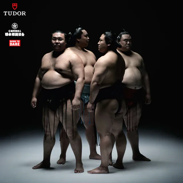 日本ロレックス TUDOR チューダーの「Born To Dare」を体現する力士たち、大相撲ポップアップストアが大阪で2場所連続開催