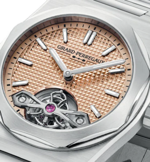 ジラール・ペルゴが「ロレアート フィフティ トゥールビヨン マイクロローター 39 mm」を発表