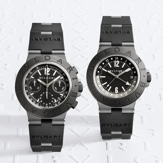 ブルガリ「ティタニオ GMT」と「ティタニオ クロノグラフ」、アルミニウムのDNAを受け継ぐGMTとクロノグラフの新作が登場