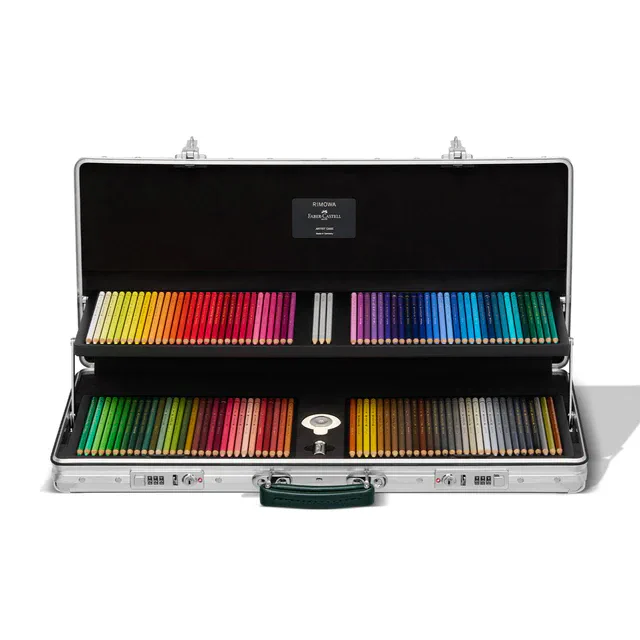 リモワ RIMOWA Faber-Castell との限定コラボ、創造の旅を支える120色の「アーティストケース」が登場