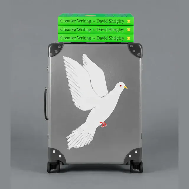 グローブ・トロッター が現代アートと融合、デイヴィッド・シュリグリーが描く新作ラゲッジ「LUGGAGE WITH WINGS」