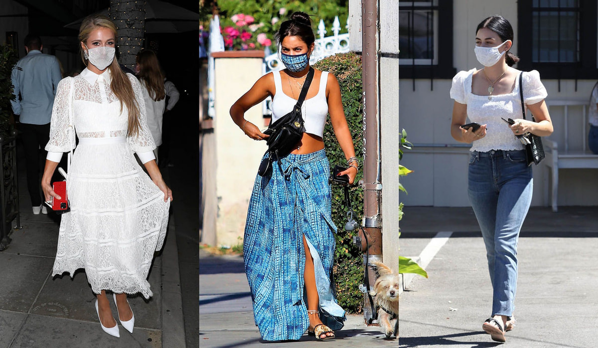 マスク がここまでおしゃれに進化中 海外セレブの７月コーデ３選 Brand Joy