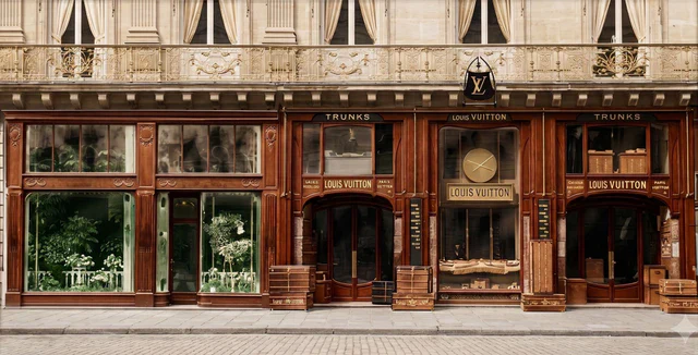 スクリーブ通り1番地店舗ファサード（1906年）