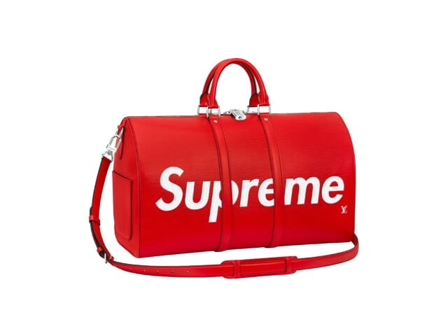 ルイ・ヴィトン エピ シュプリーム・コラボ キーポル・バンドリエール45 レッド M53419 ©Louis Vuitton