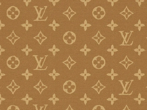 1896年織り柄モノグラム生地(再現画像)